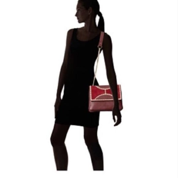 RARE Sam Edelman Maddy Leather Shoulder Bag, Wine - Picture 3 of 8